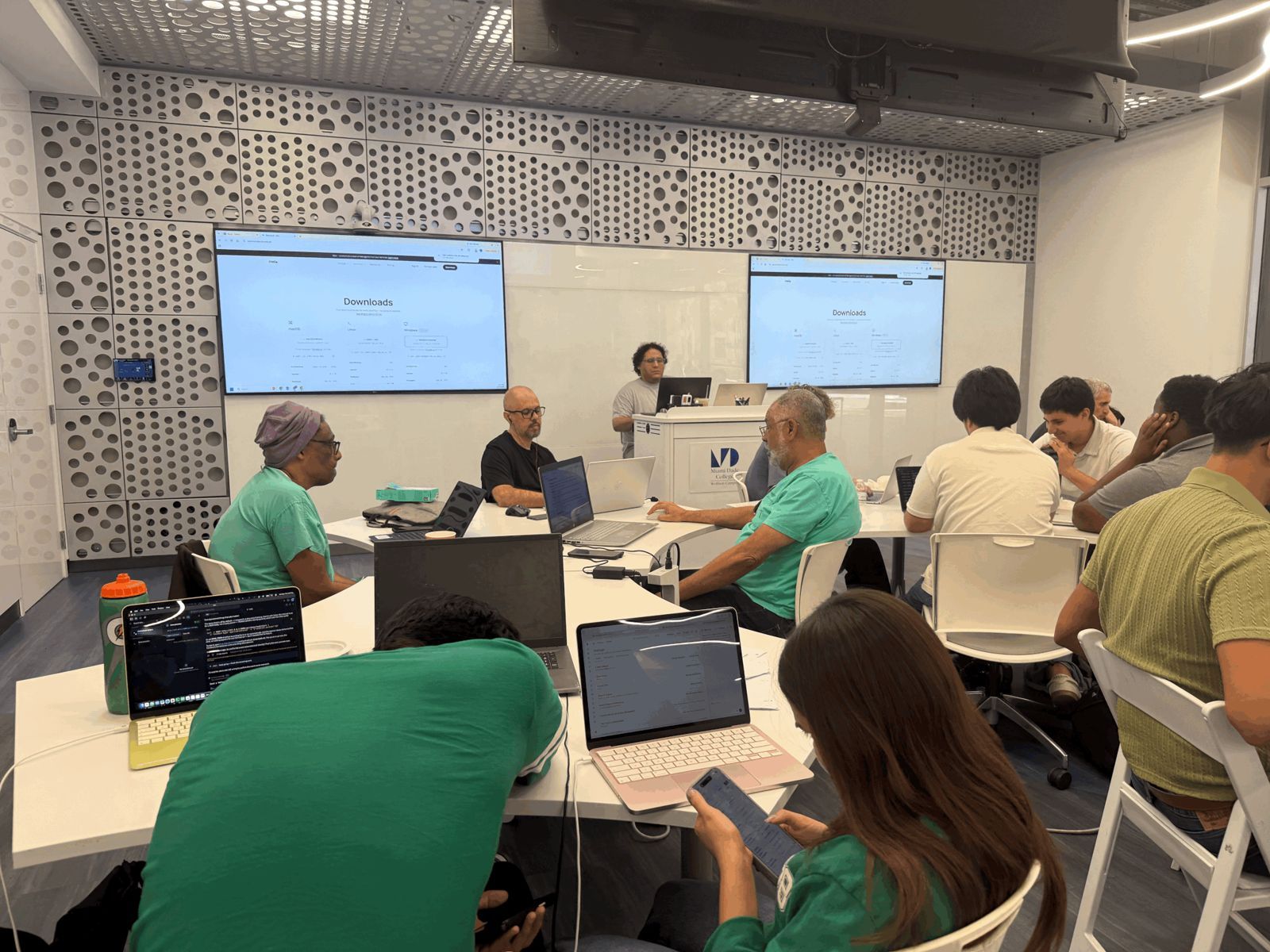 Teams building with Mel at the Miami AI Hackathon